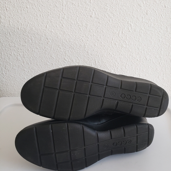 Еcco Women Black Leather Comfy Ankle Boots - Picture 16 of 16